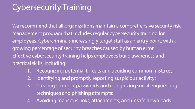 Cybersecurity Training